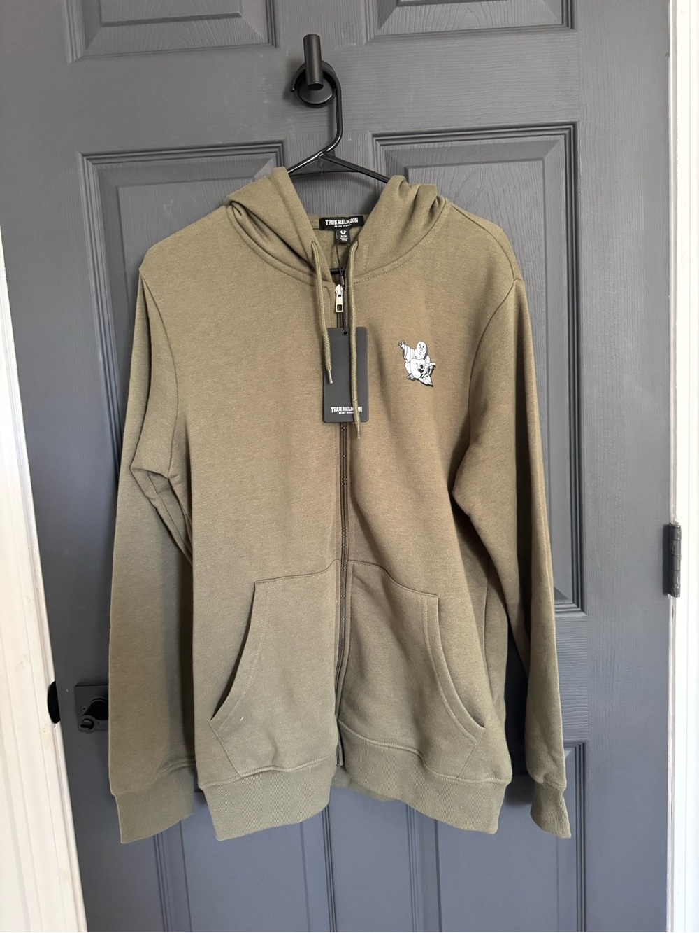 NWT True Religion Radiant Buddha Zip-Up Hoodie - Size M